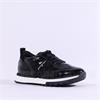 Paul Green Laced Sporty Trainer - Black Patent